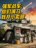 強軍戰車：你們演習，我開小賣部
